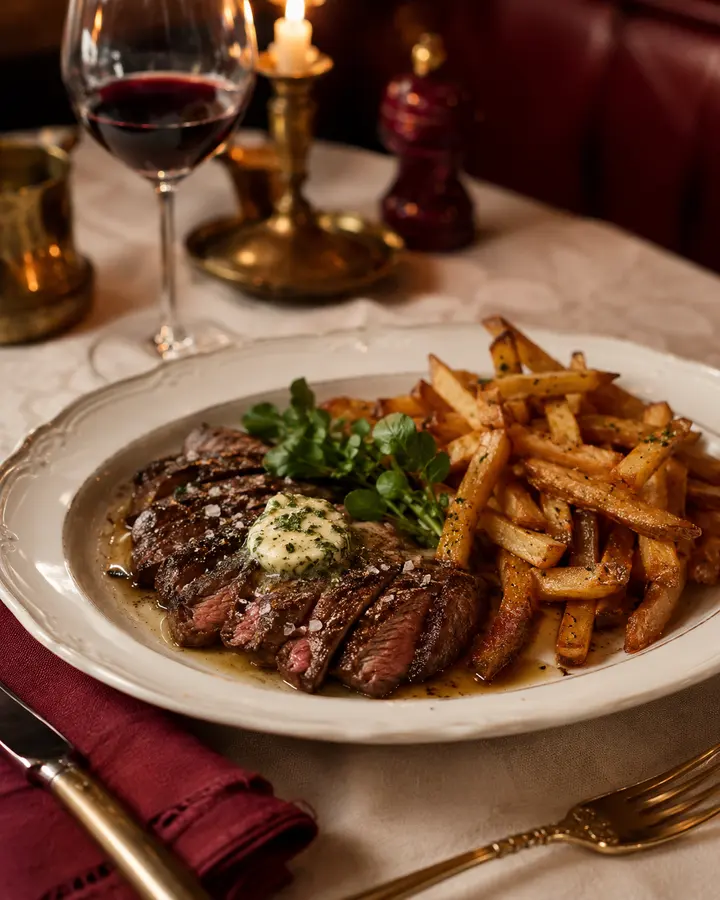 Plat signature dressé à l’assiette
